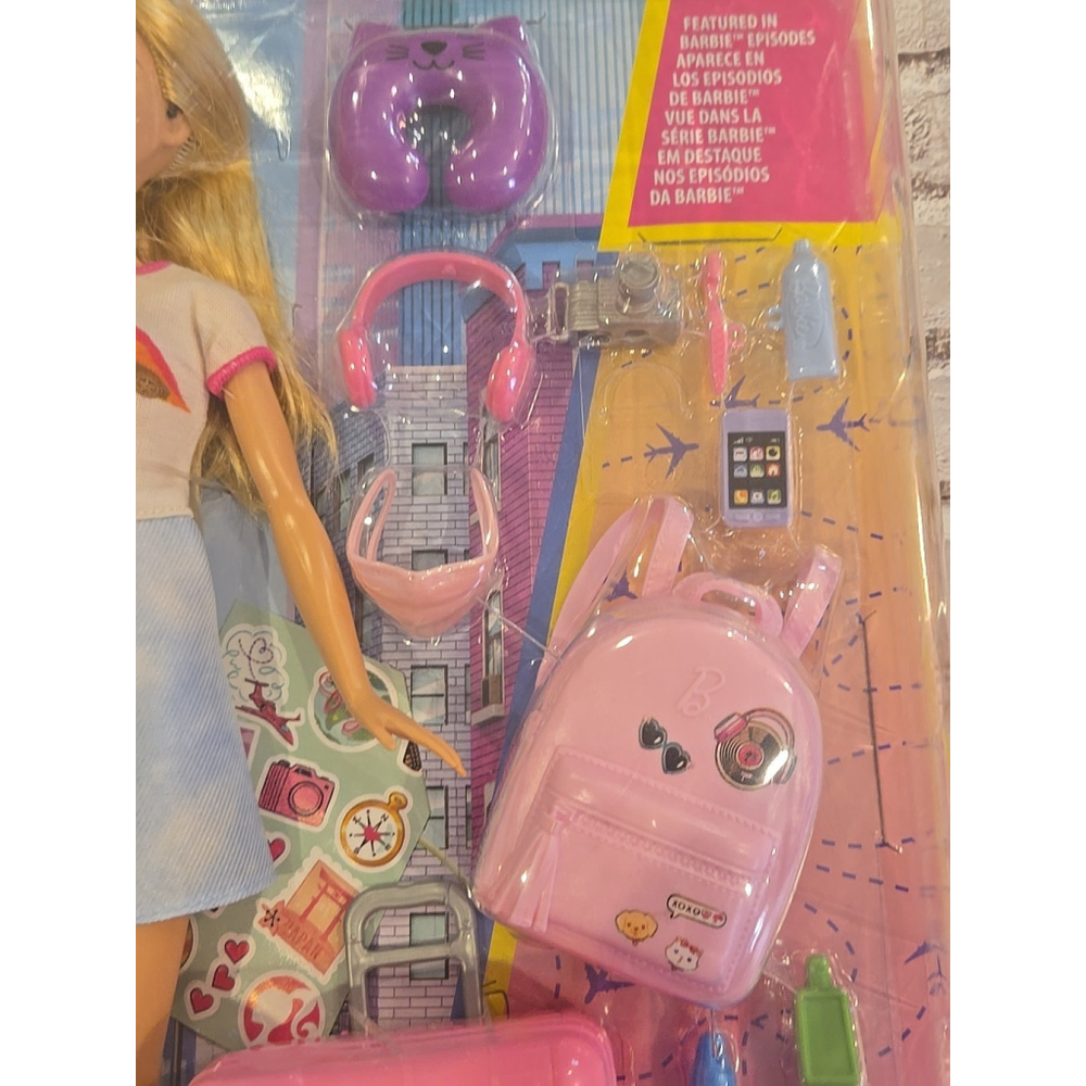 Barbie Doll and Accessories Travel Set with Puppy New-Sealed (101) - Picture 2 of 5